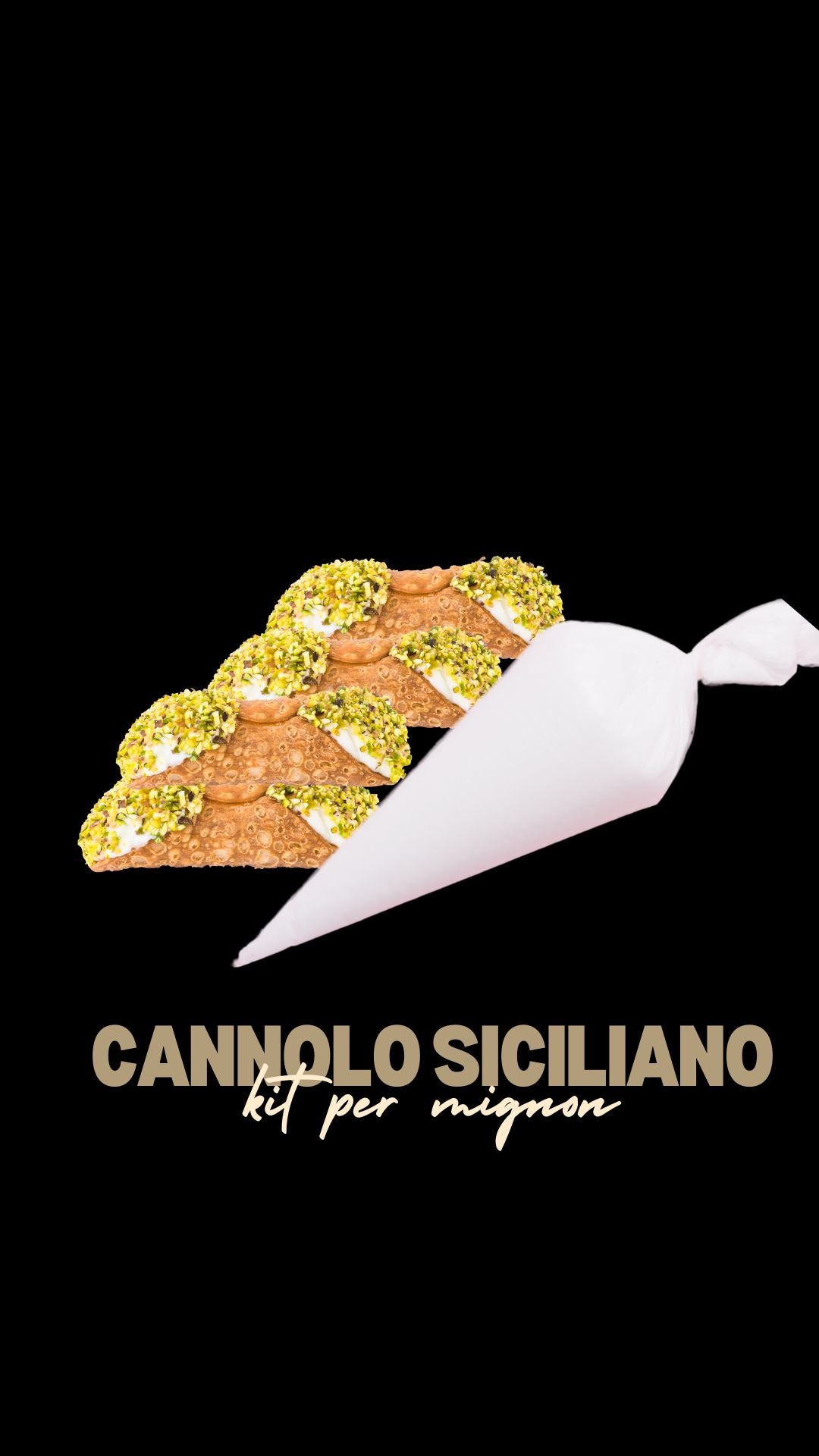 KIT PER 10 CANNOLI SICILIANI MIGNON